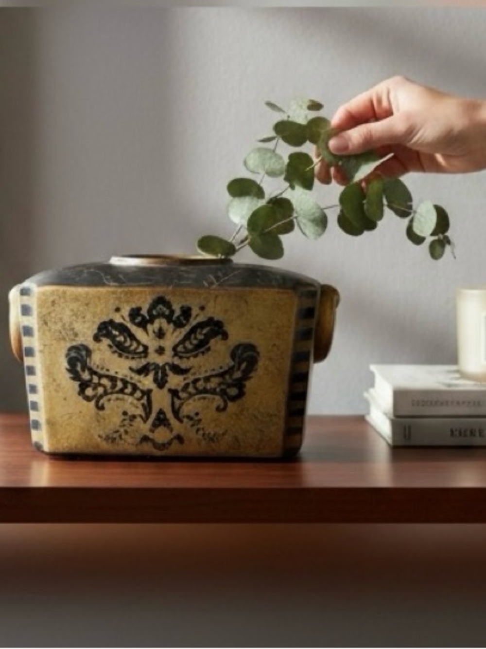 Gorgeous, Gold and Black Decorative Container